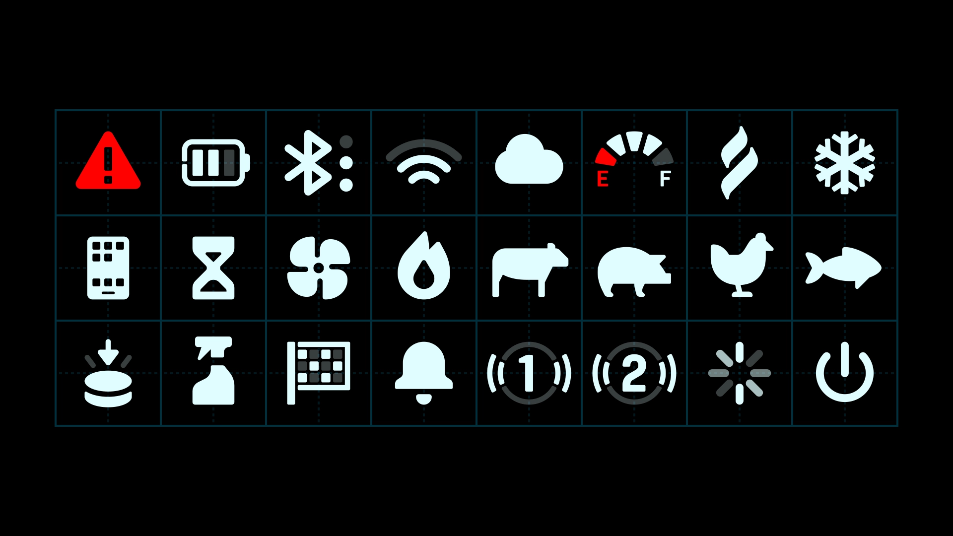 Parakeet: Weber Icons